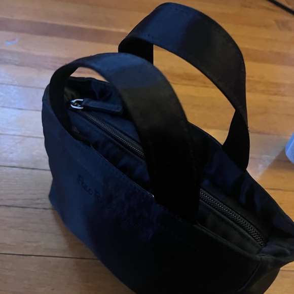 Polo Ralph Lauren black satin mini purse - Picture 4 of 8